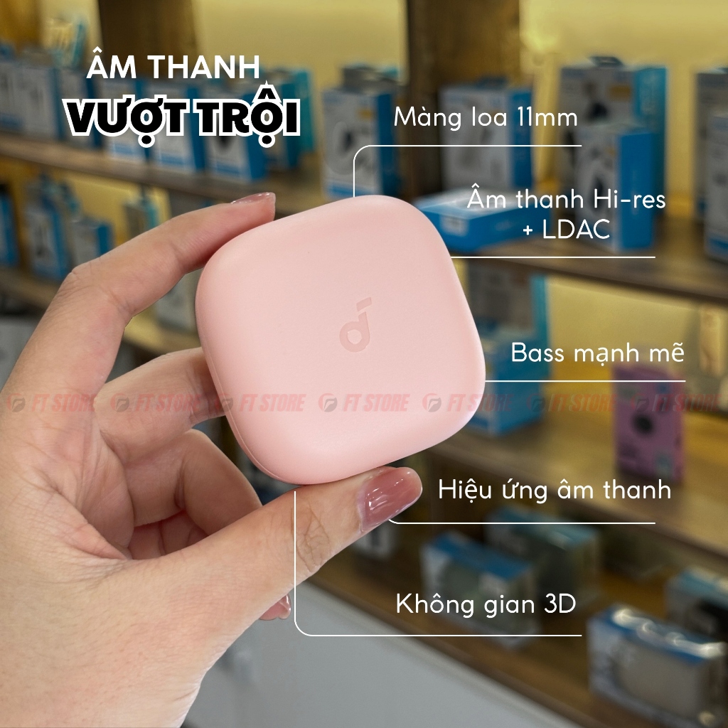 Tai Nghe Bluetooth Anker Soundcore D1202 R60i NC Chống Ồn ANC, IP55 Kháng Nước Và Bụi, Phát Nhạc 50H | BigBuy360 - bigbuy360.vn
