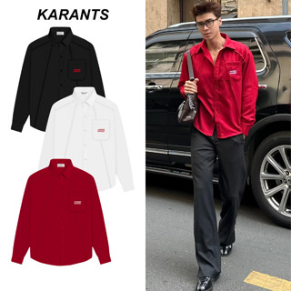   BST Tết 2026  Karants Áo Sơ Mi Oversize Tay Dài Tết Horse Túi Hộp Chi Tiết Thêu Sắc Nét Local Brand Streetwear - KR306 