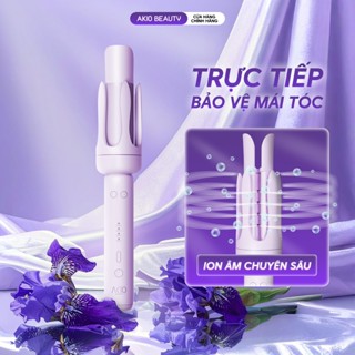  Máy uốn tóc tự động Akio công nghệ lõi phun ion âm trực tiếp bảo vệ tóc đường kính uốn 32mm 