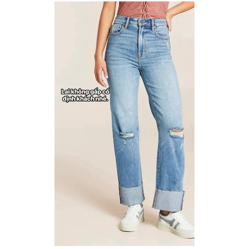 (HIDDEN ) Quần jeans nữ vnxk Mỹ (size 22, 23,25,26,27,28) ống xuông co giãn