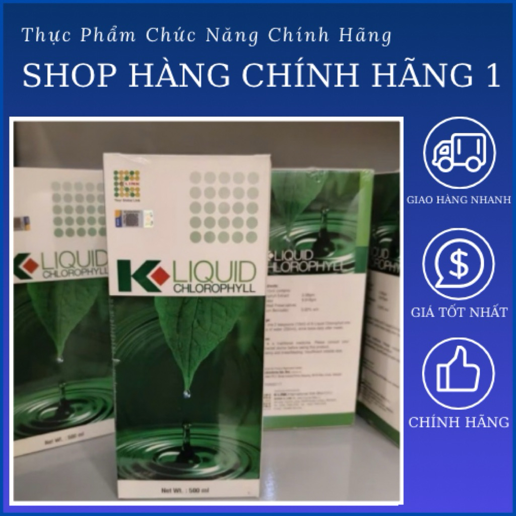 [Hoả Tốc HN] Nước diệp lục Klink Liquid Chlorophy nhập khẩu Malaysia.