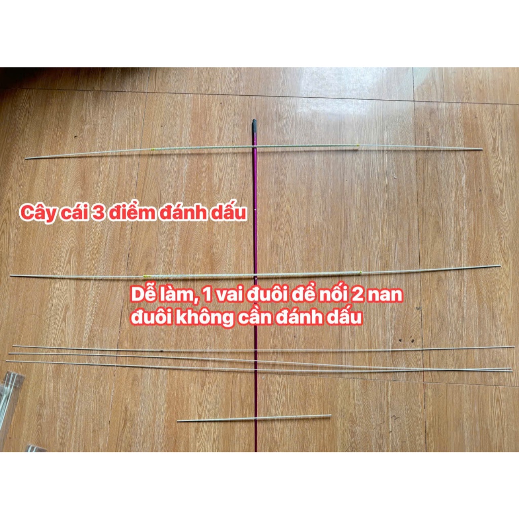 Combo Cap Quang NEWW Làm Diều 1m Rẻ Vô Địch