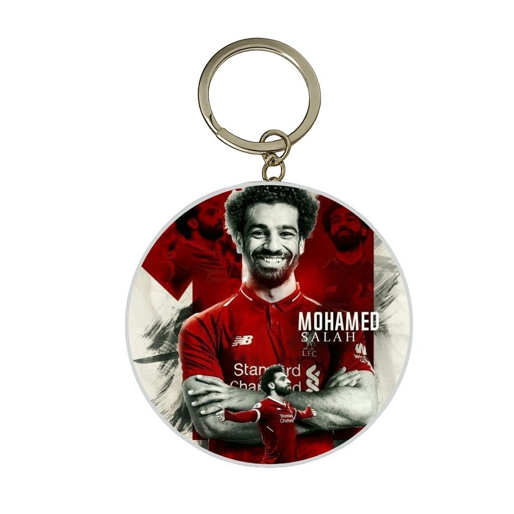 MÓC KHÓA THIẾC IN HÌNH MOHAMMED SALAH MẪU 1