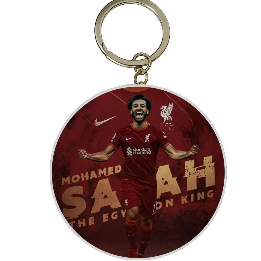 MÓC KHÓA THIẾC IN HÌNH MOHAMMED SALAH MẪU 2