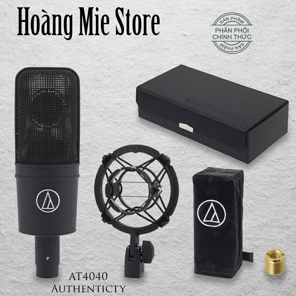 [Chính Hãng] Micro Audio Technica AT4040 100% Authenticity - Mic Thu Âm Livestream AT-4040 tặng dây 