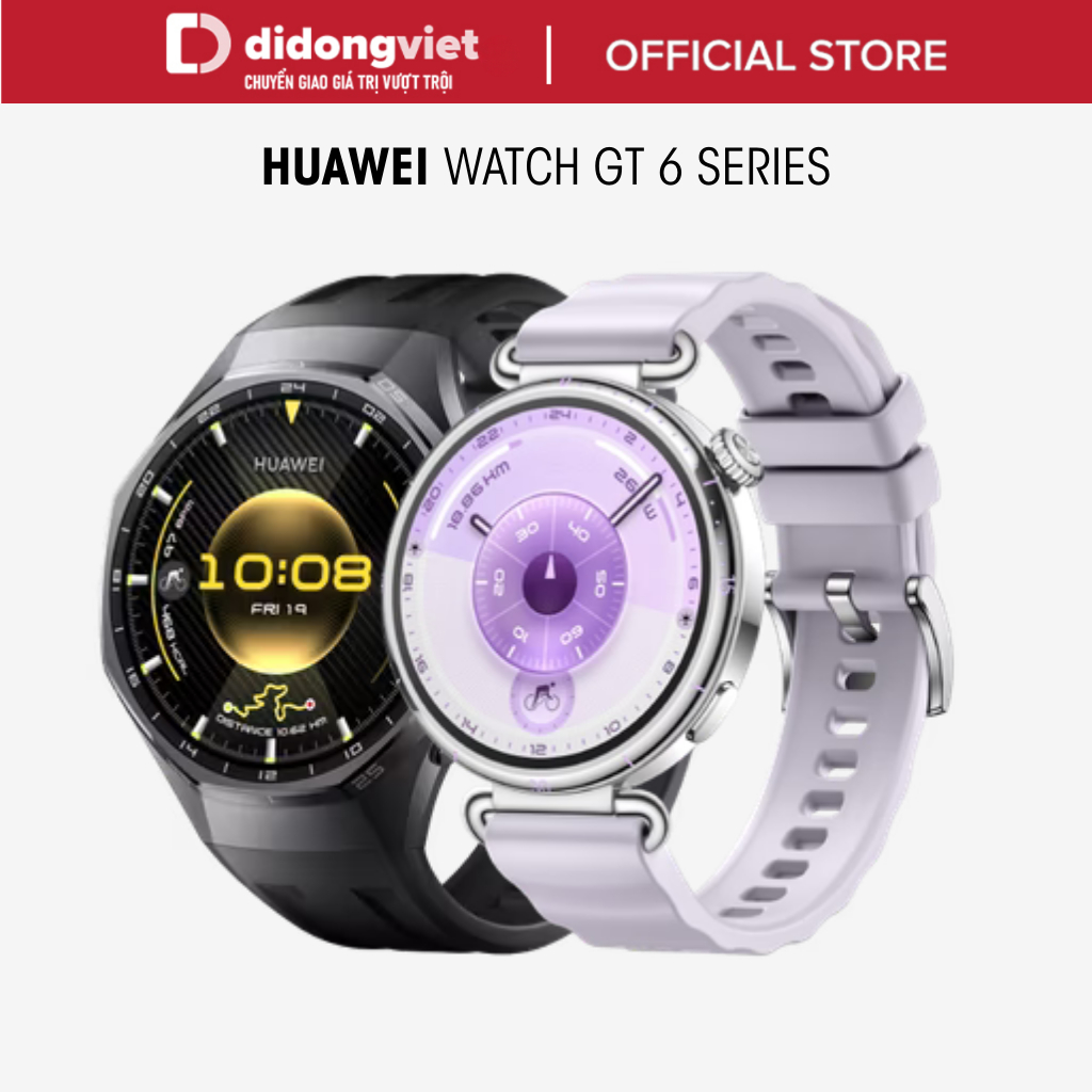 Đồng Hồ Thông Minh HUAWEI WATCH GT6 2025 | Tập Luyện Nâng Cao | Theo Dõi Sức Khỏe | Thời Lượng Pin Đ