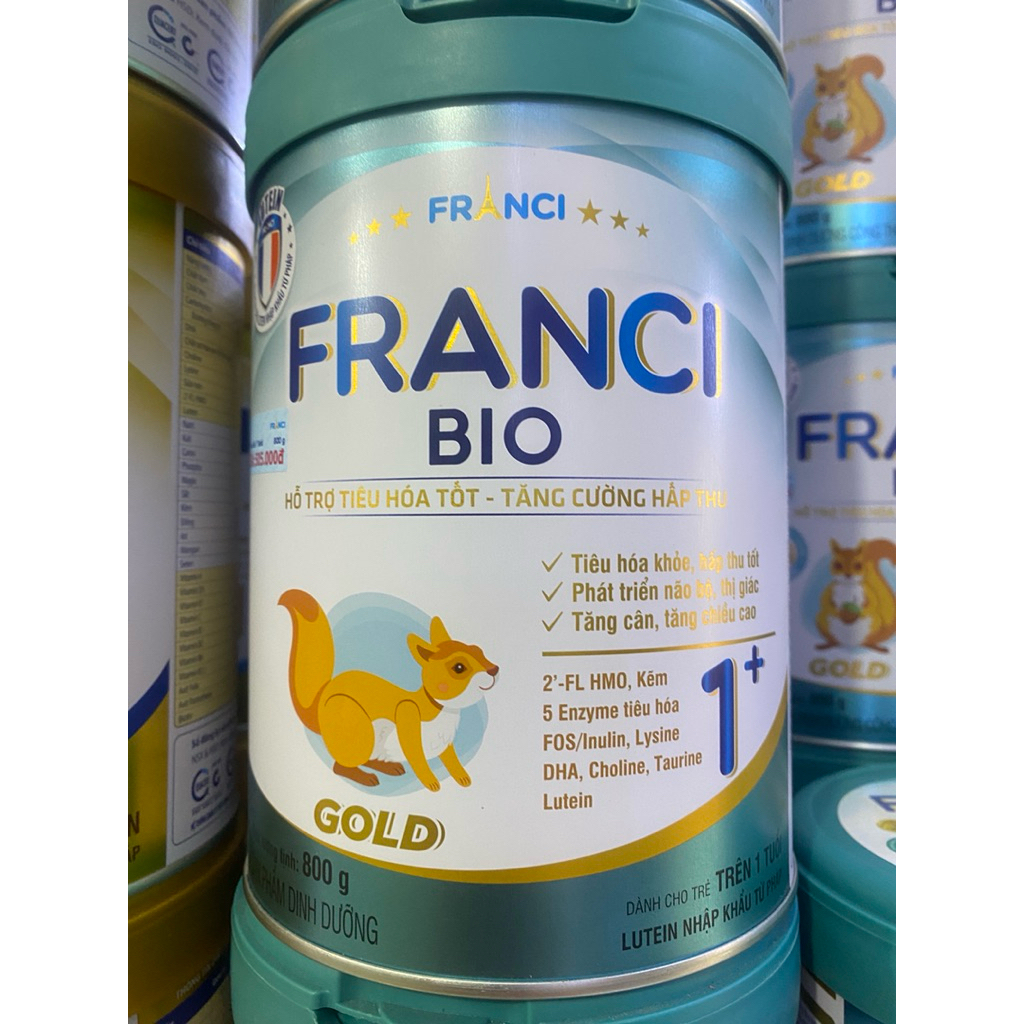 Sữa bột Fanci Bio 1+800g(1 tuổi trở lên)