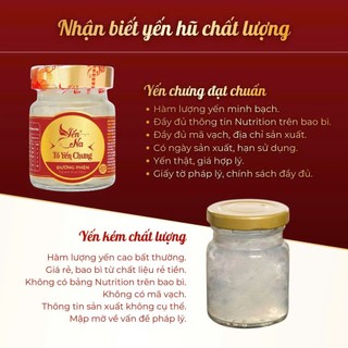 Yến hũ tiệt trùng vị Nhân Sâm (4gr tươi) - Yến Na