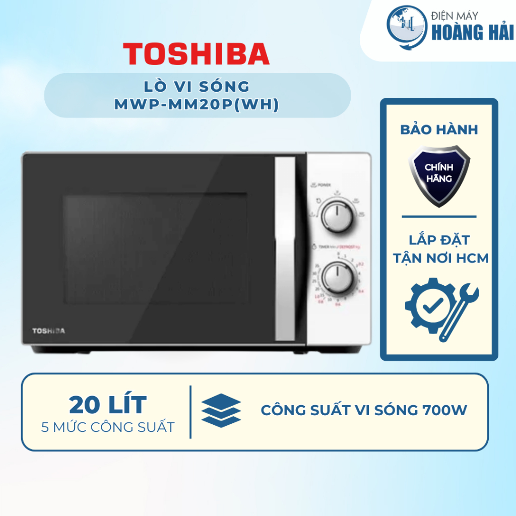 MWP-MM20P(WH) | Lò Vi Sóng Toshiba MWP-MM20P(WH) - Hàng chính hãng