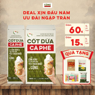  Cà phê cốt dừa Cộng Cà Phê ít đường béo ngậy nhẹ không ngấy thơm ngon như tại quán 