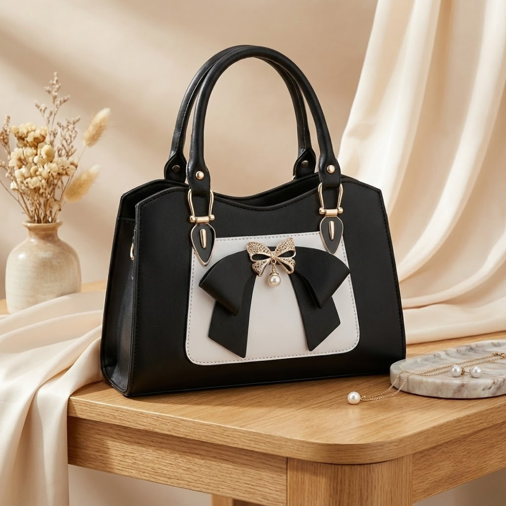 Túi xách nữ túi đeo vai công sở cầm tay đeo chéo thiết kế trẻ trung nơ siêu xinh - DK286