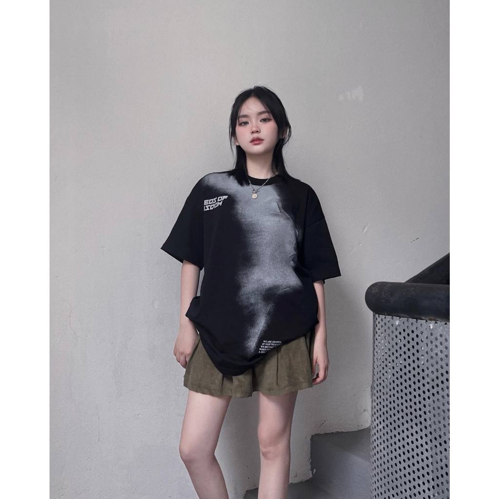 Áo thun NEEDS OF WISDOM Joy Tee - Black - Local Brand Chính Hãng | BigBuy360 - bigbuy360.vn