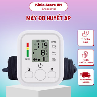 Máy Đo Huyết Áp Bắp Tay Nhật Bản Giọng Nói Tiếng Việt Bảo Hành 12 Tháng Kinio