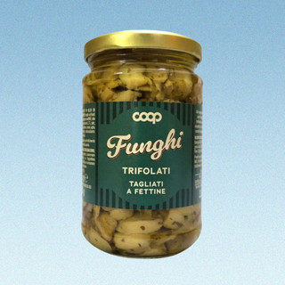 COOP (Lọ XANH FUNGHI 285gr) NẤM MỠ Ý NGÂM DẦU HƯỚNG DƯƠNG Champignon Mushroom In Sunflower Oil