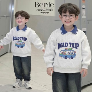 Bộ dài tay bé trai Bernie thun 2 da dày mịn - Bộ thu đông bé trai 10-26kg - H0625B22 - H0525B37 