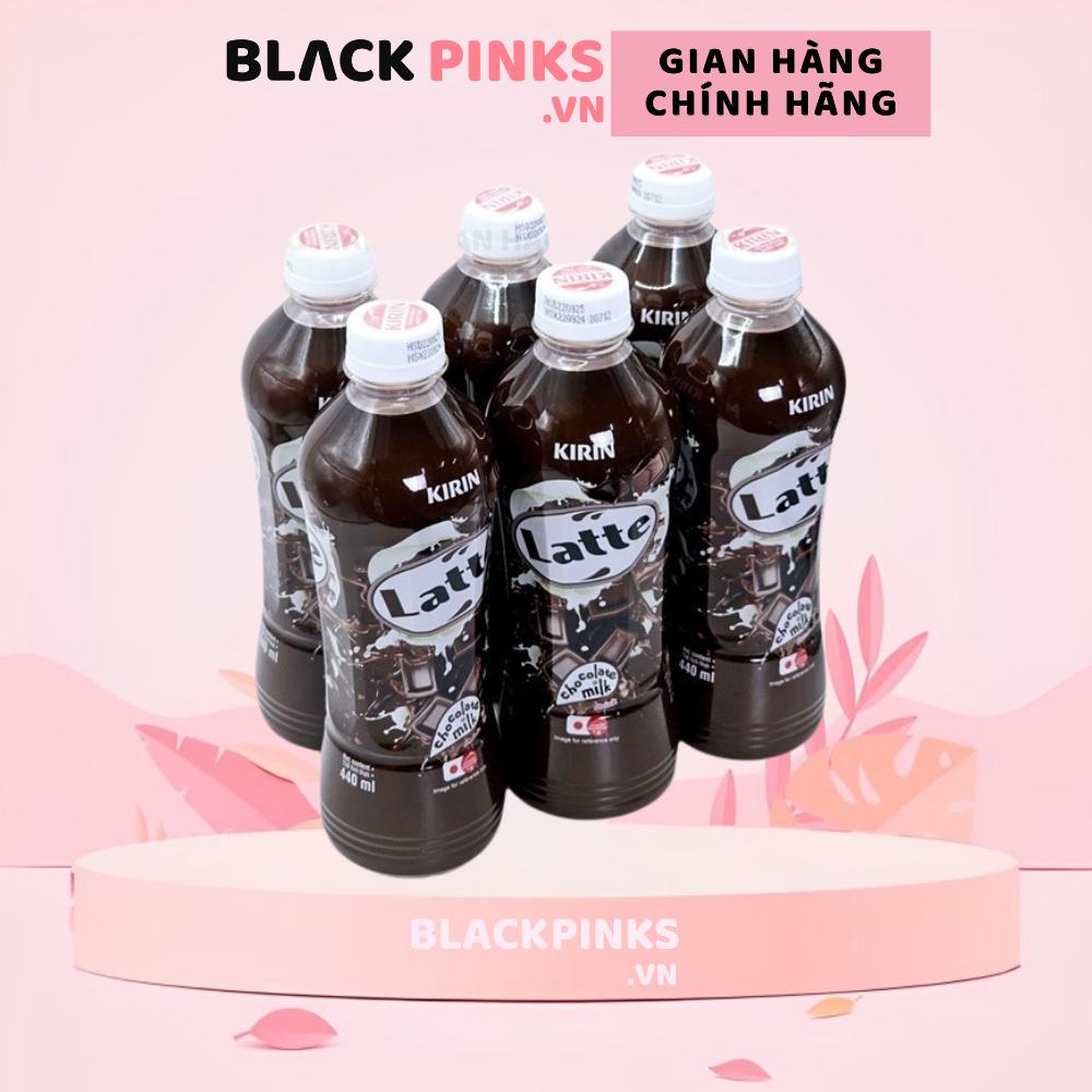 Lốc 6 chai nước uống thiên nhiên pha sữa Kirin latte vị socola 440ml
