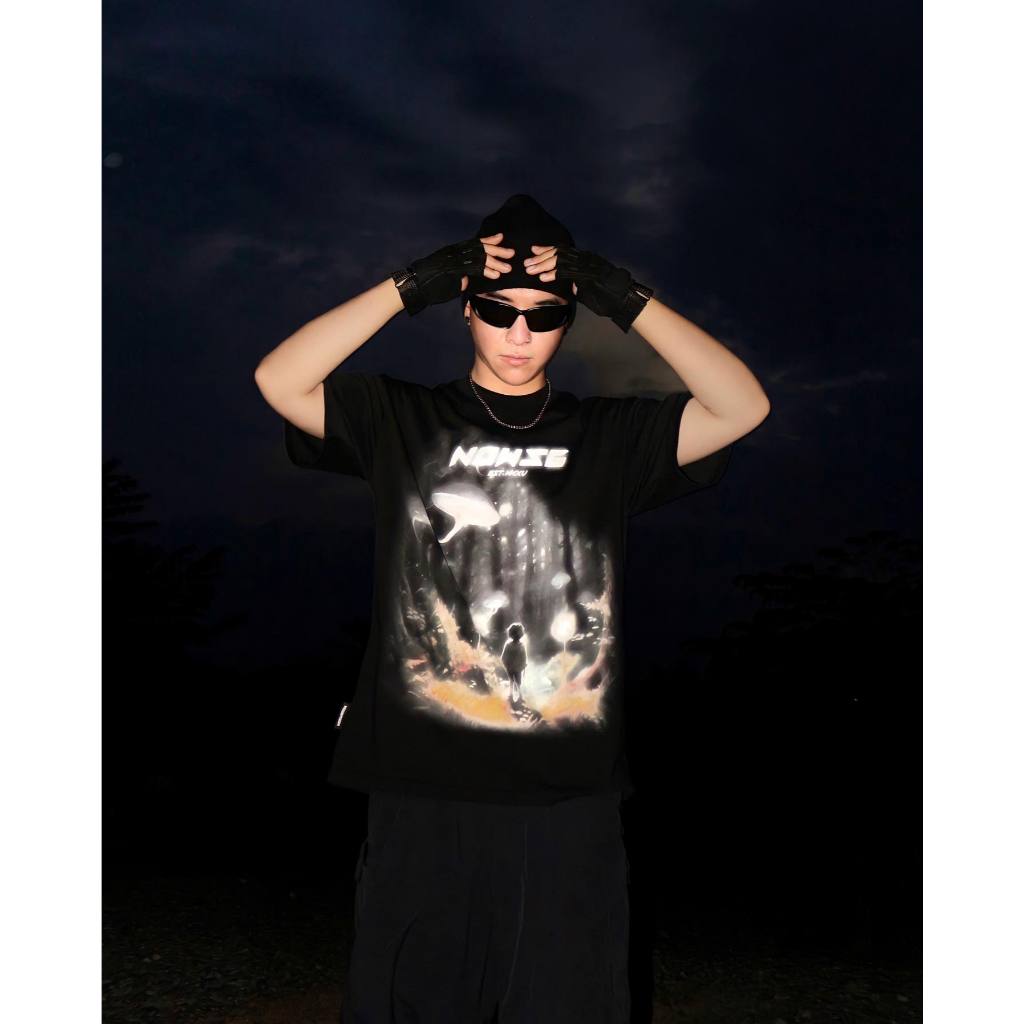Áo thun NEEDS OF WISDOM Dream Tee - Black - Local Brand Chính Hãng | BigBuy360 - bigbuy360.vn