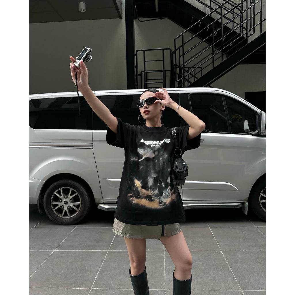 Áo thun NEEDS OF WISDOM Dream Tee - Black - Local Brand Chính Hãng | BigBuy360 - bigbuy360.vn