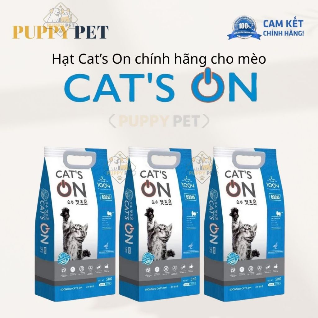 Hạt thức ăn mèo Cat's On - Cat On 20kg