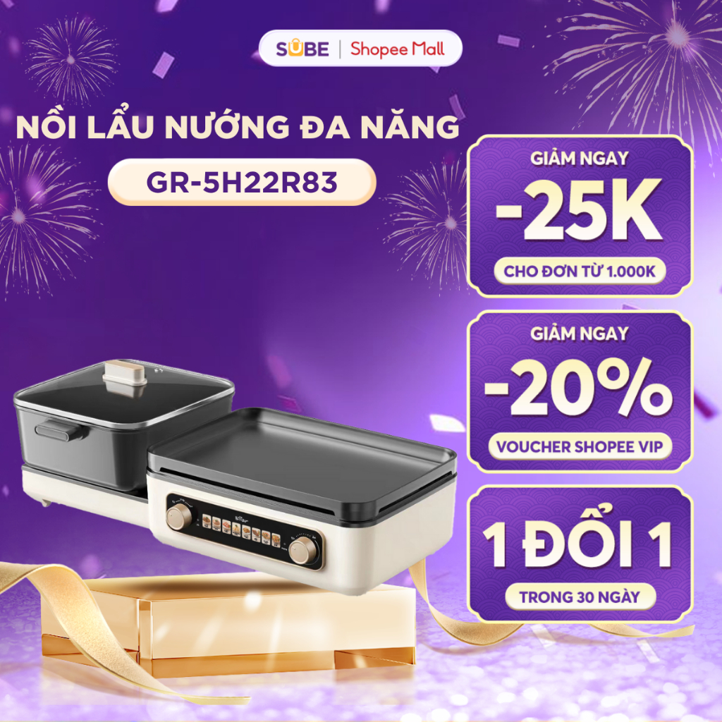 Nồi Lẩu Nướng Đa Năng Bear 4L Nồi Điện Bếp Nướng Điện Nồi Lẩu Điện Bếp Nướng Nồi Lẩu Nồi Lẩu Điện Đa