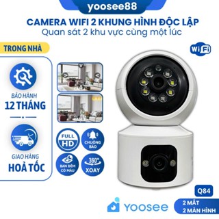 (BH 1 NĂM) Camera WIFI YOOSEE Trong Nhà Chui Bóng Đèn 1 mắt Đàm Thoại 2 Chiều, Ban Đêm Có Màu, Hình ảnh FHD