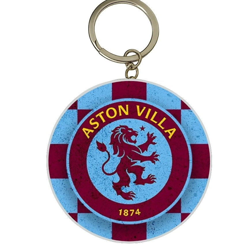 MÓC KHÓA THIẾC IN HÌNH LOGO ASTON VILLA