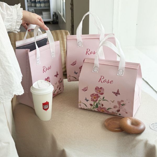 Túi giữ nhiệt đa năng vải không dệt đựng hộp cơm, trà sữa tiện lợi BAG U TGIUNHIET077