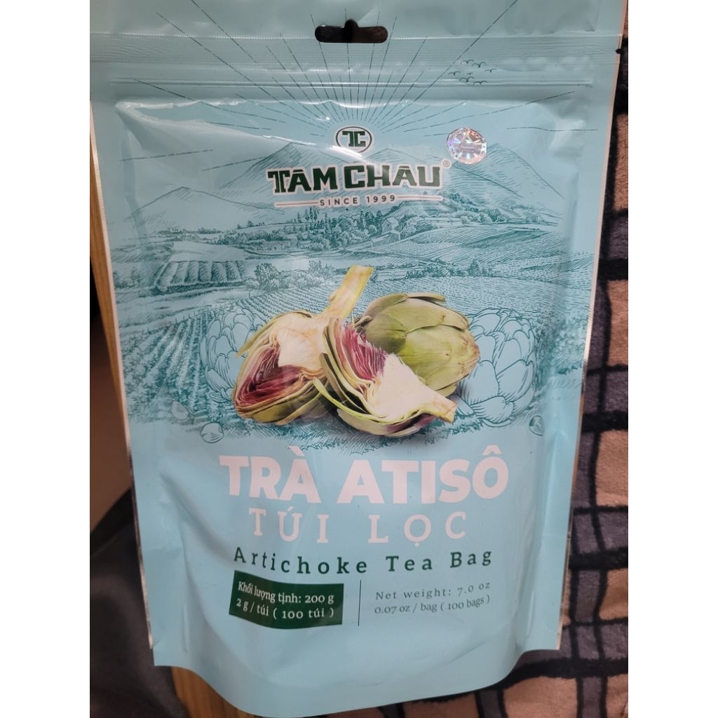 TRÀ ATISO LADOPHAR TÚI LỌC CAO CẤP  MẪU MỚI 100 túi lọc