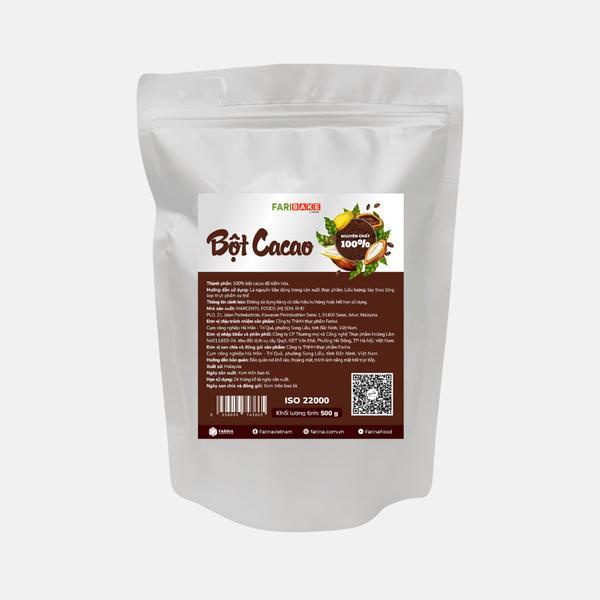 Bột Cacao nguyên chất 100% - [ Bột cacao Malaysia Hola Mart 500g ]
