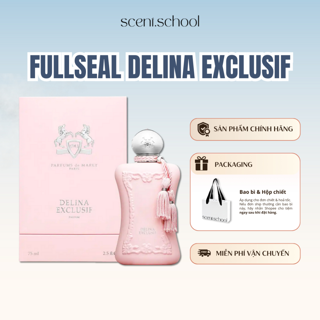 Nước hoa Fullseal Delina Exclusif | Nước hoa Nữ | Scent.school Perfume