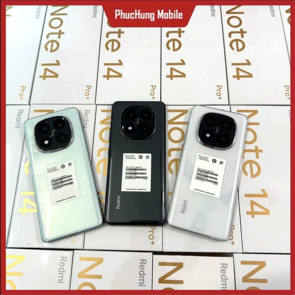Điện thoại Redmi Note 14 Pro Plus 5G, Fullbox/Likenew, Chip Snapdragon 7s Gen 3, Pin 5.610 mAh, sạc 