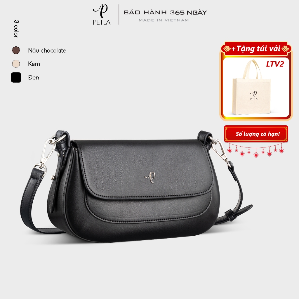 Túi xách nữ kèm dây đeo chéo thời trang PETLA LN26