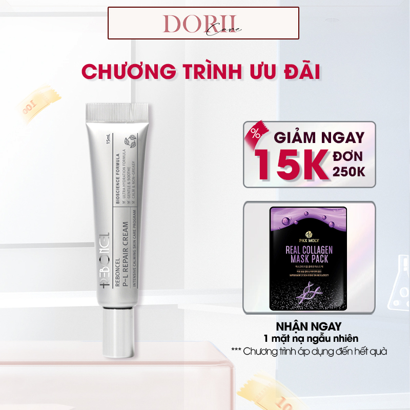 Kem phục hồi da chuyên biệt Reboncel PL Repair Cream - Tuýp 15g+ mặt nạ