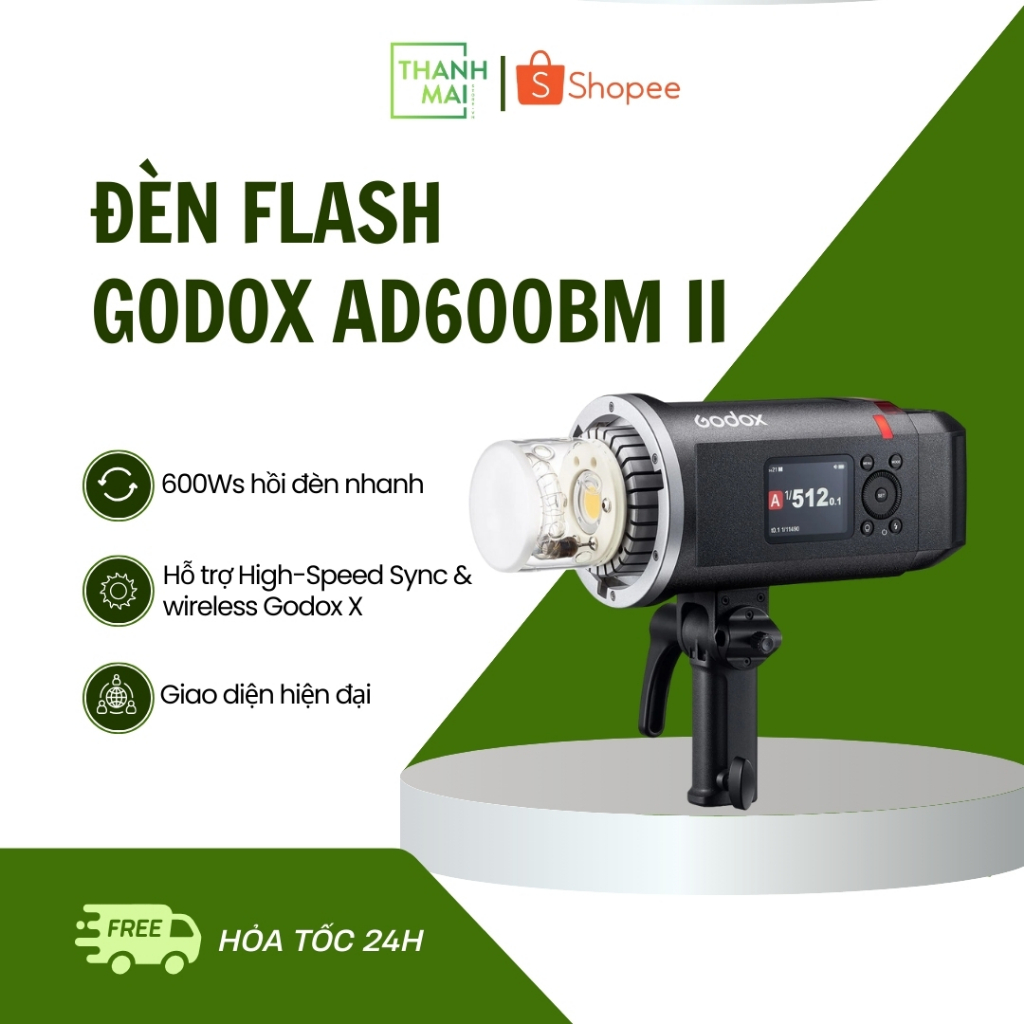 Đèn Flash Studio Godox AD600BM II
