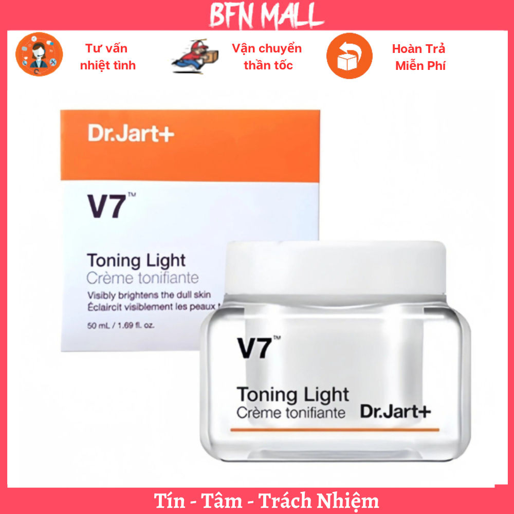 KEM DƯỠNG TRẮNG DA V7 GIẢM THÂM NÁM TÁI TẠO DA V7 TONING LIGHT Dr.Jart+ 50ml
