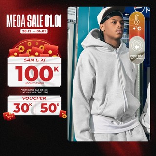   GIÁ MỞ BÁN  Áo Hoodie MAKE THEM LOOK ZIP CROP khoác nỉ mềm mại thoải mái thấm hút hạn chế nhăn giữ ấm tốt - Redikick 