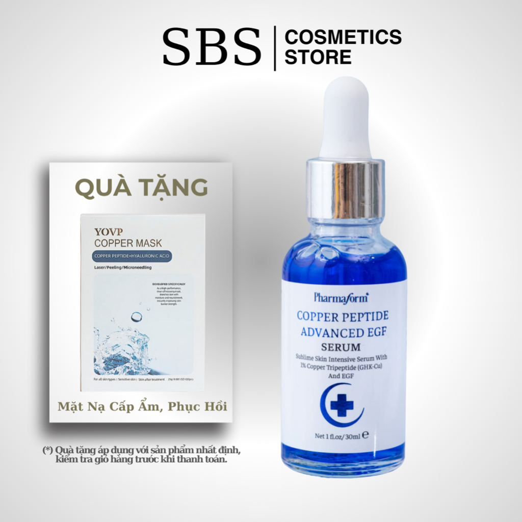 TInh Chất Pharmaform Copper Peptide Advanced EGF Serum