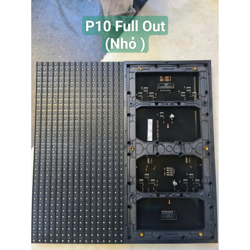 Led ma trận p10 full màu ngoài trời