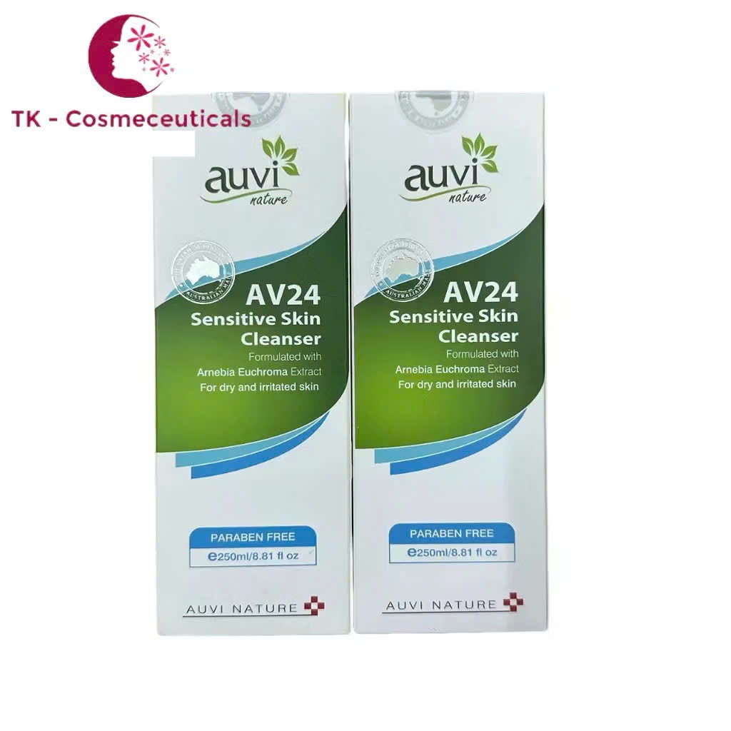 Gel Tắm Auvi Nature AV24 Sensitive Skin Cleanser Làm Sạch Da, Dưỡng Ẩm Cho Da Khô, Da Nhạy Cảm - 250