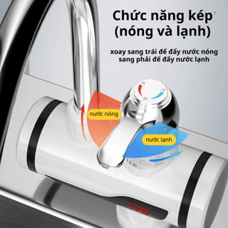 Máy làm nước nóng trực tiếp tại vòi KAW SOPMEDIA vòi làm nóng nhanh trong 3 giây cảm biến chống giật tự ngắt an toàn