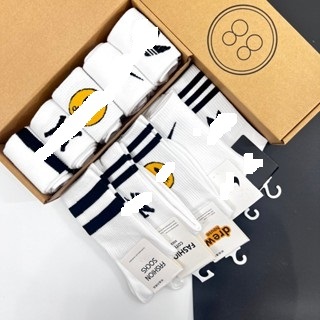 Tất cổ cao, cổ lửng, cổ thấp, tất mix, vớ thể thao trắng, đen thời trang unisex - 88Store