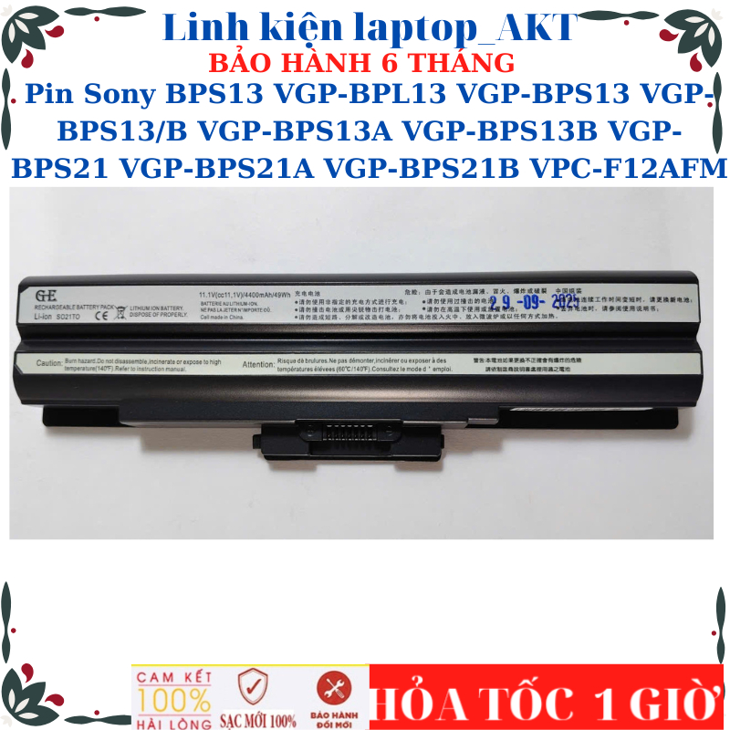 Pin laptop Sony BPS13 VGP-BPL13 VGP-BPS13 VGP-BPS13/B VGP-BPS13A VGP-BPS13B VGP-BPS21 VGP-BPS21A VGP