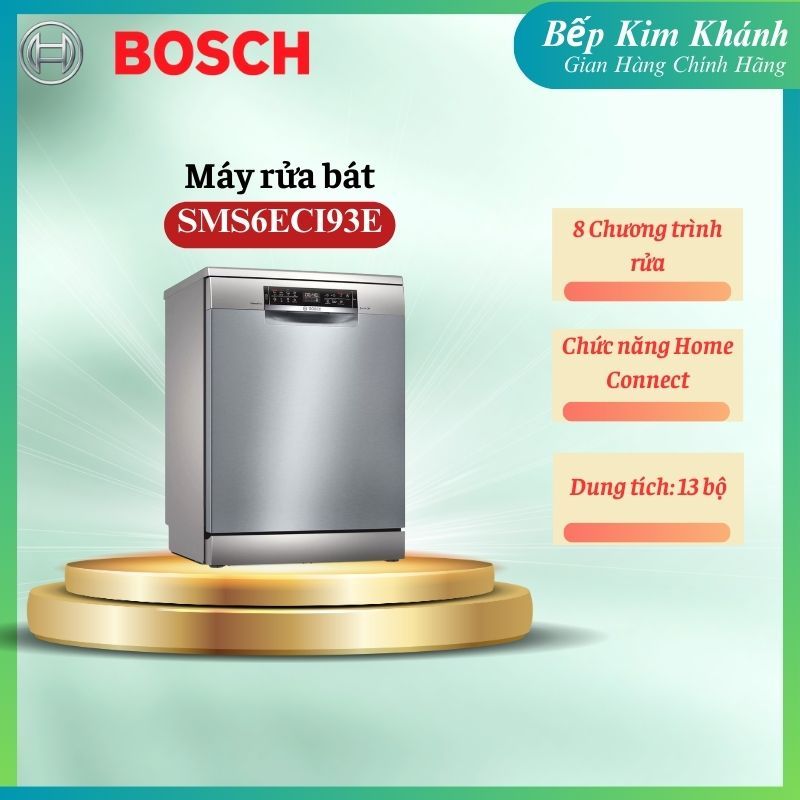 Máy Rửa Bát Độc Lập Bosch SMS6ECI93E Series 6 - Chính Hãng Tại Đức