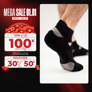  Combo Tất Vớ Thể Thao Redikick Spark Socks Chạy Bộ Bóng Rổ PickleBall Bóng Đá 