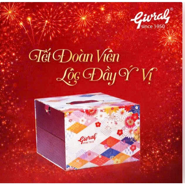 Hộp Quà Tết Givral 2026 – Quà Biếu Tết Sang Trọng | Như Ý – Phú Quý – Vạn Lộc
