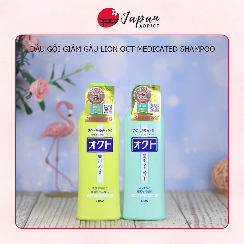 Dầu gội làm sạch gàu Lion OCT Medicated Shampoo 320ml