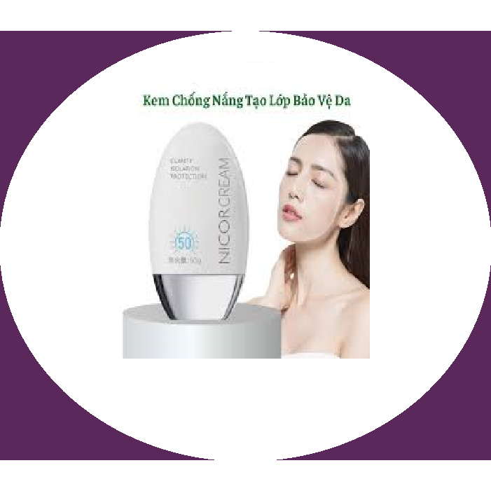 [ HÀNG MỚI VỀ] Kem chống nắng bảo vệ da nicor chính hãng - giúp da trắng hồng tự nhiên