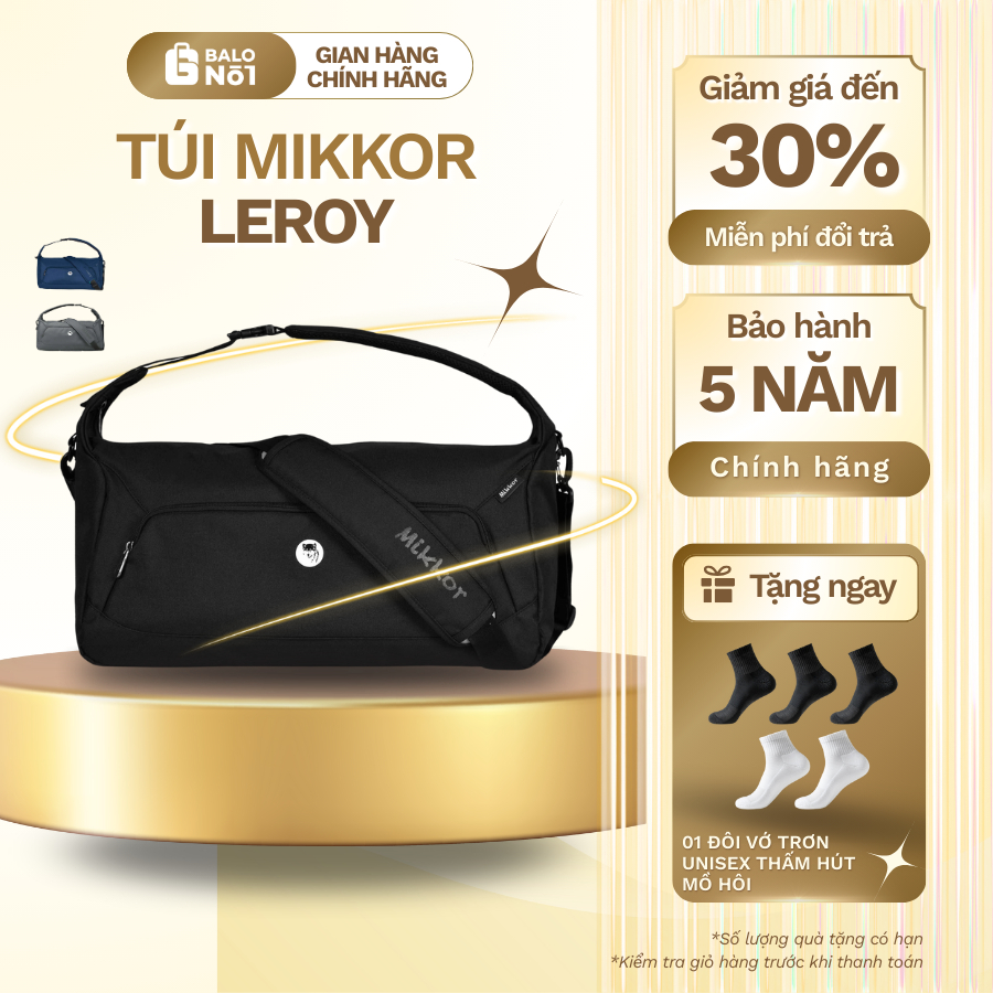 [MIKKOR] Túi Thể Thao Mikkor The Leroy - Nhiều Màu