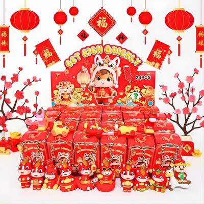Móc Khóa Mini Chủ Đề Tết, Quà Tặng Lì xì Năm Mới