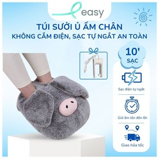  Túi sưởi chân sạc điện tự ngắt Easy máy sưởi ấm chân tay làm ấm nhanh siêu an toàn khi sử dụng 